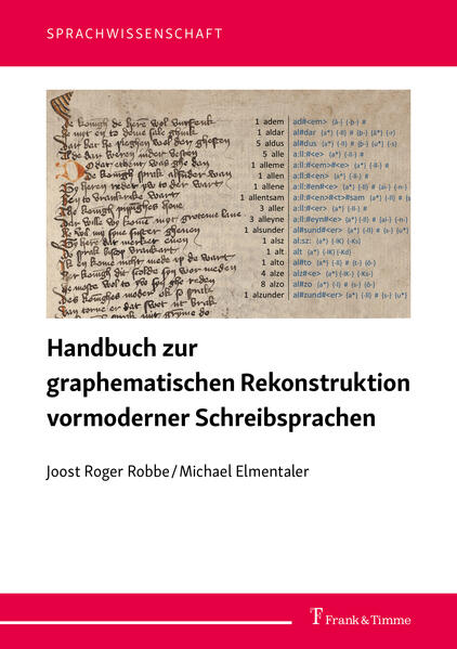Handbuch zur graphematischen Rekonstruktion vormoderner Schreibsprachen