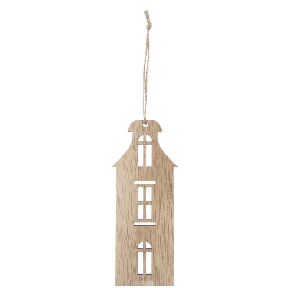 Holzhänger Haus groß 14 x 6 cm