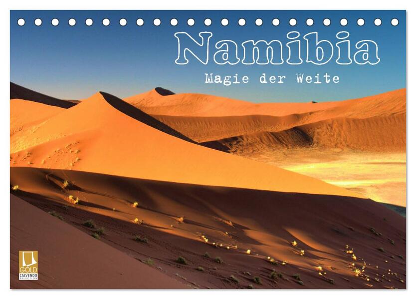 Namibia - Magie der Weite (Tischkalender 2025 DIN A5 quer) CALVENDO Monatskalender