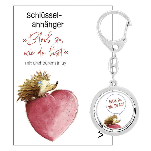 Schlüsselanhänger 'Bleib so wie du bist'