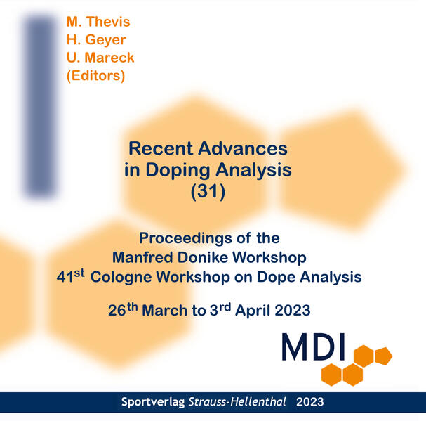 Recent Advances in Doping Analysis (31) - CD-RomCD-ROM