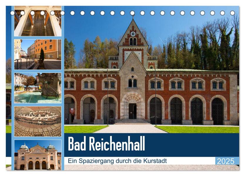 Bad Reichenhall (Tischkalender 2025 DIN A5 quer) CALVENDO Monatskalender