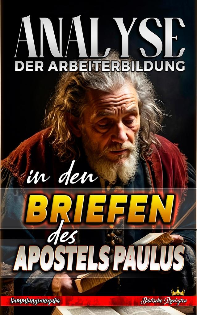 Analyse der Arbeiterbildung in den Briefen des Apostels Paulus (Die Lehre von der Arbeit in der Bibel)