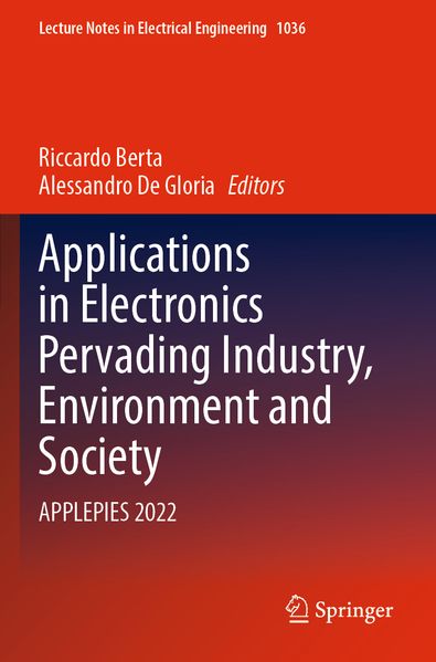 Applications in Electronics Pervading Industry Environment and Society