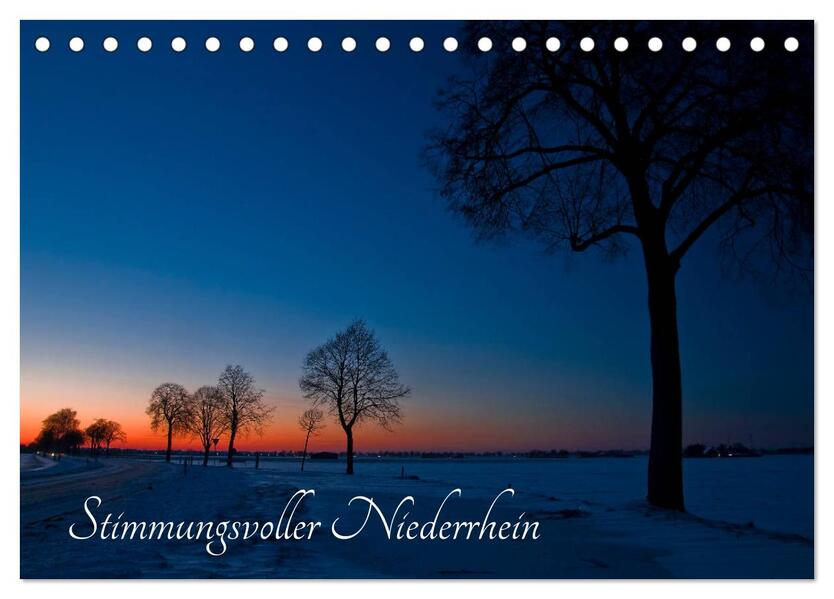 Stimmungsvoller Niederrhein (Tischkalender 2025 DIN A5 quer) CALVENDO Monatskalender - Helma Spona/ Calvendo