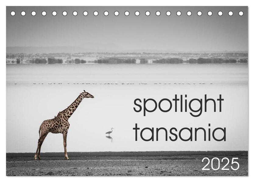 spotlight tansania (Tischkalender 2025 DIN A5 quer) CALVENDO Monatskalender