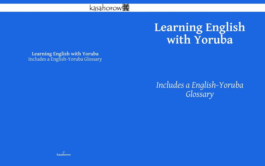 Learning English with Yoruba (Series 1 #1)