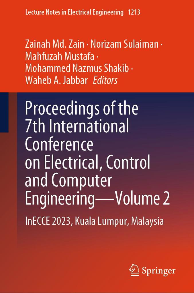 Proceedings of the 7th International Conference on Electrical Control and Computer Engineering-Volume 2