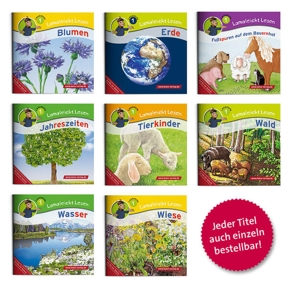 Lamaleicht Lesen Themenset Lesestufe 1 8 Teile