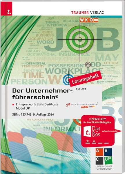 Der Unternehmerführerschein - Entrepreneur's Skills Certificate Modul UP Lösungsheft
