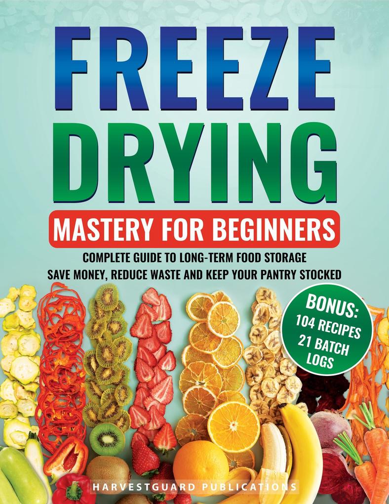 Freeze Drying Mastery for Beginners: Complete Guide to Long-Term Food Storage Save Money Reduce Waste and Keep Your Pantry Stocked