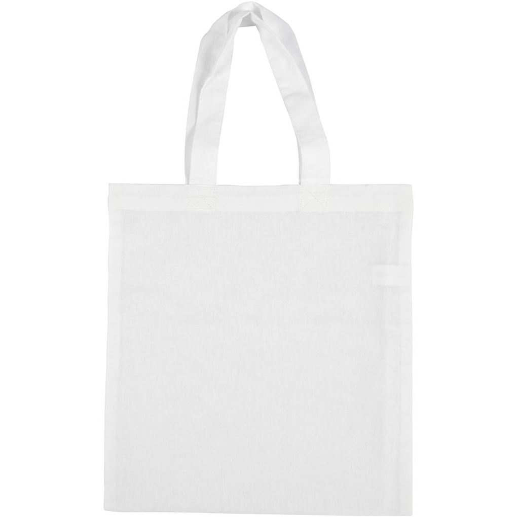 Creativ Company Taschen Tragetaschen und Portemonnaies Tragetasche Weiß 28x30 cm 130 g 1 Stük