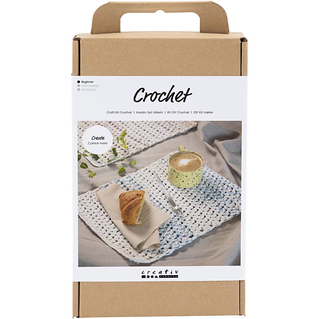 Creativ Company DIY Sets Stricken & Häkeln Kreativ Set Häkeln Tischset Kreativ Box