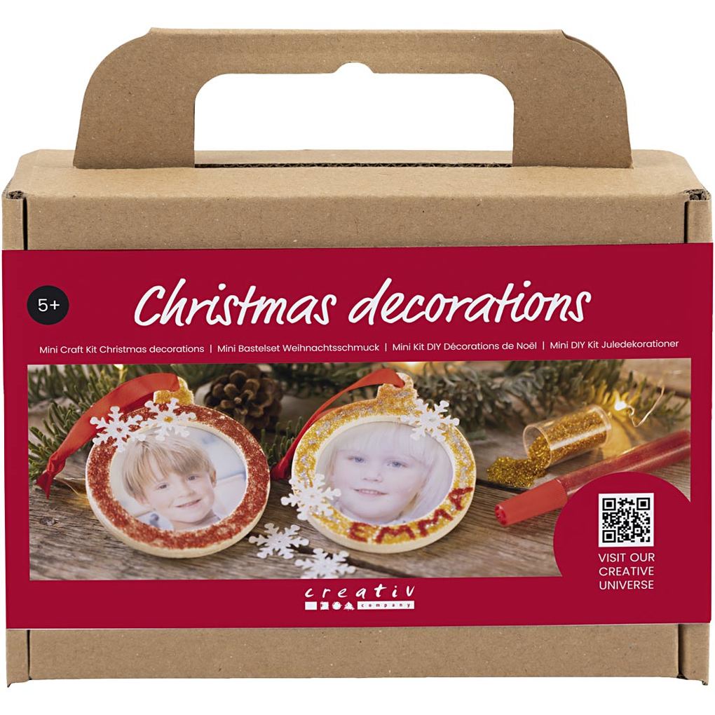 Creativ Company DIY Sets Home Deko Mini Kreativ Set Weihnachtsschmuck Rahmen Kreativ Box