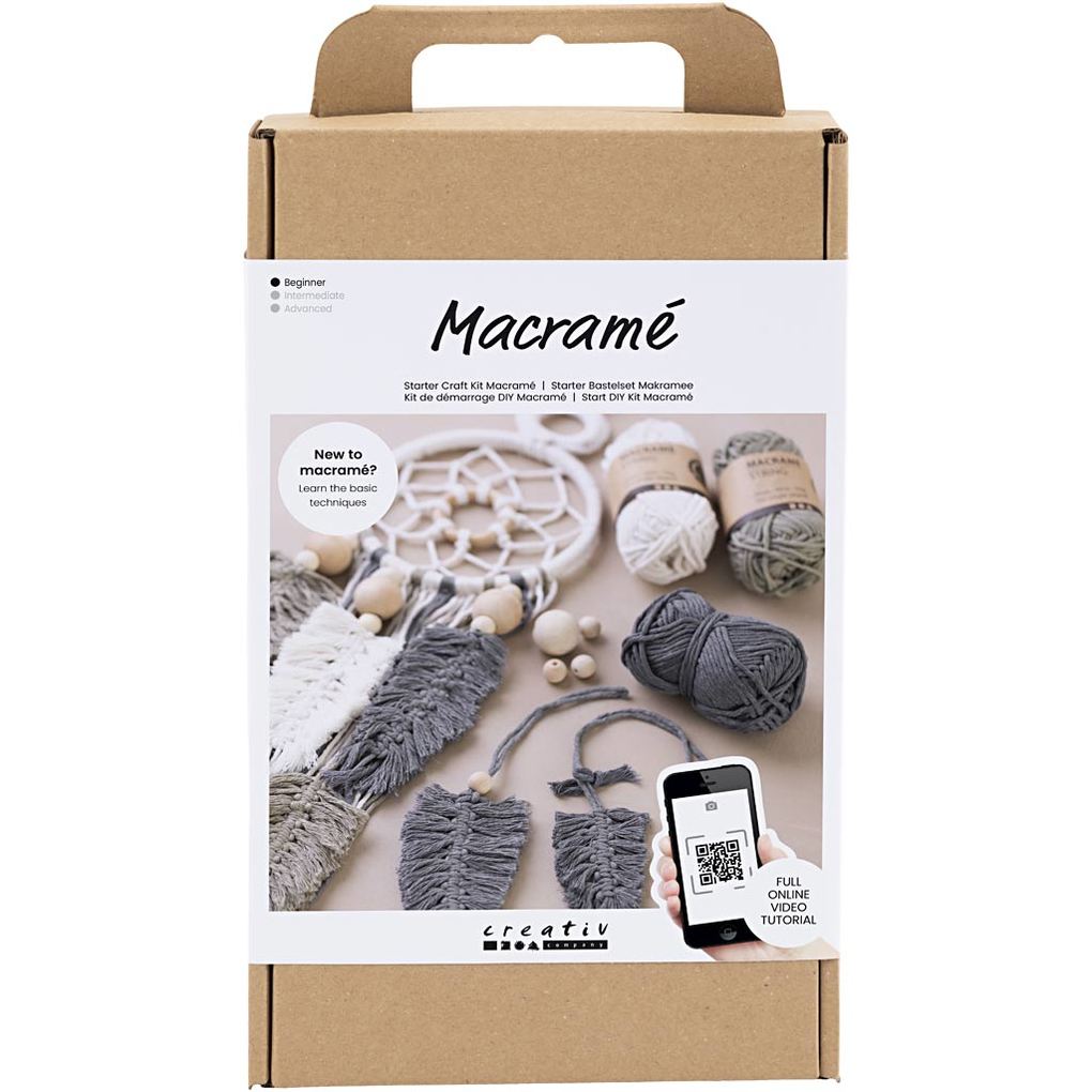 Creativ Company DIY Sets Macramé Starter Kreativ Set Makramee Kreativ Box