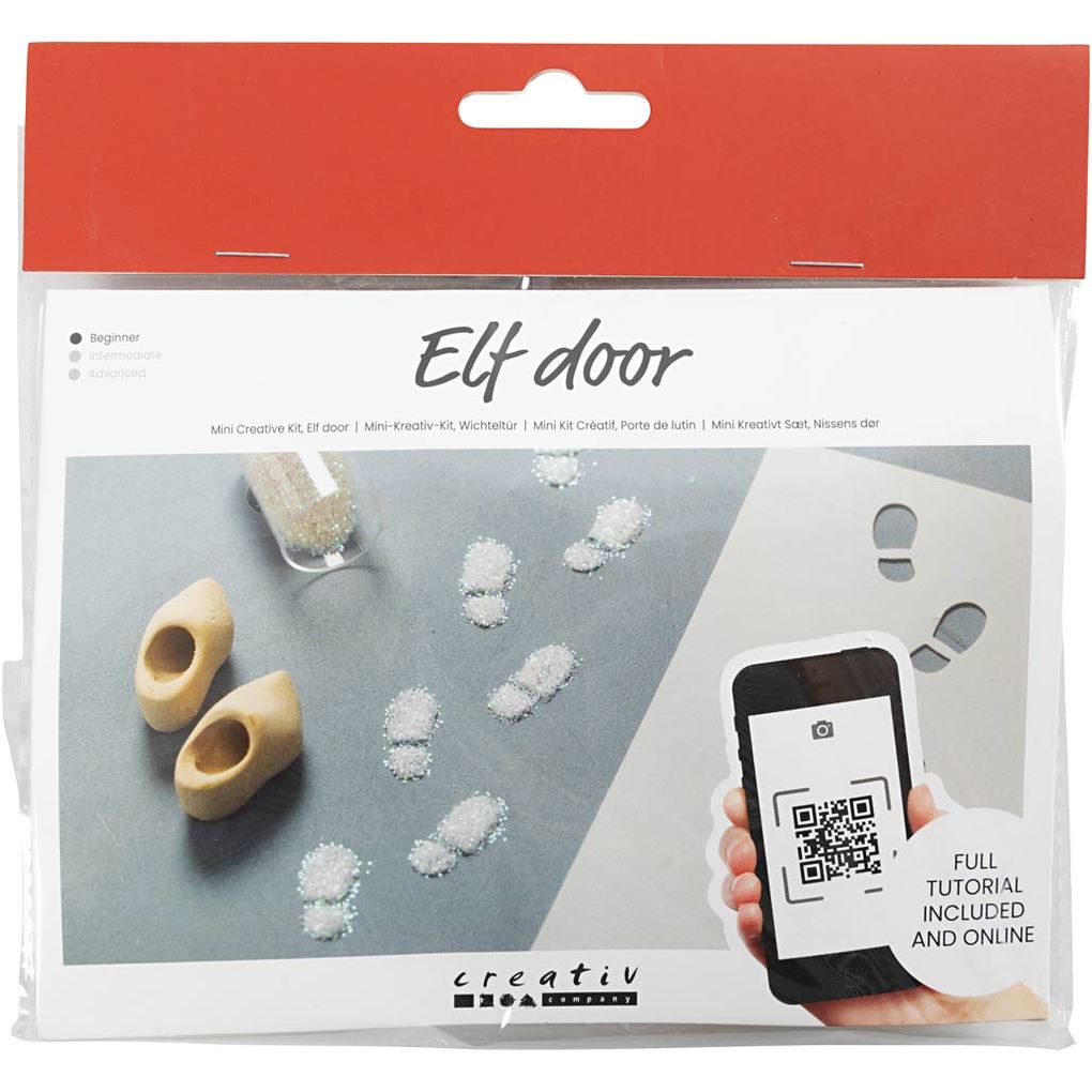 Fußabdrücke Mini-Kreativ-Set für Wichteltüre