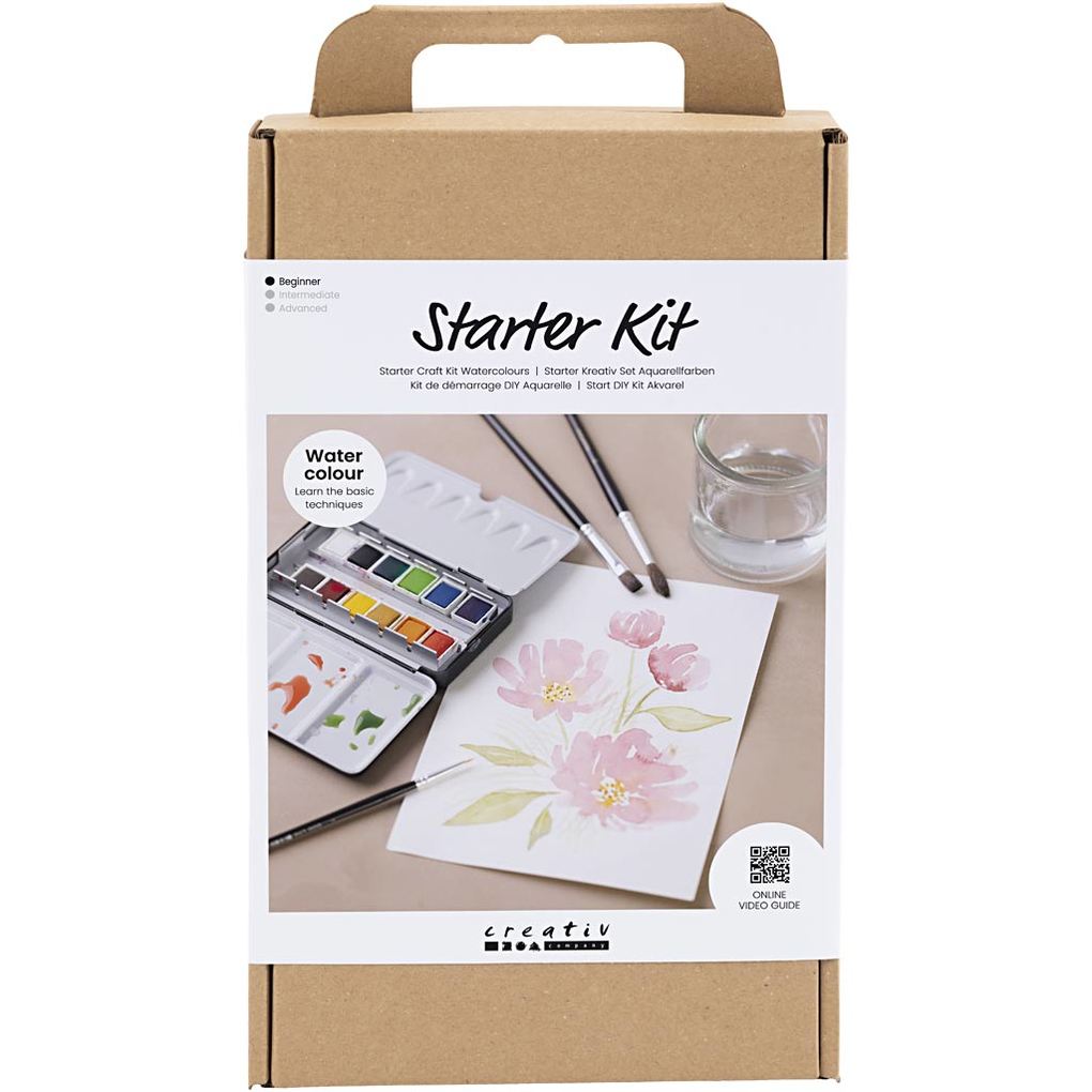 Creativ Company DIY Sets Malen Starter Kreativ Set Aquarellfarben Kreativ Box