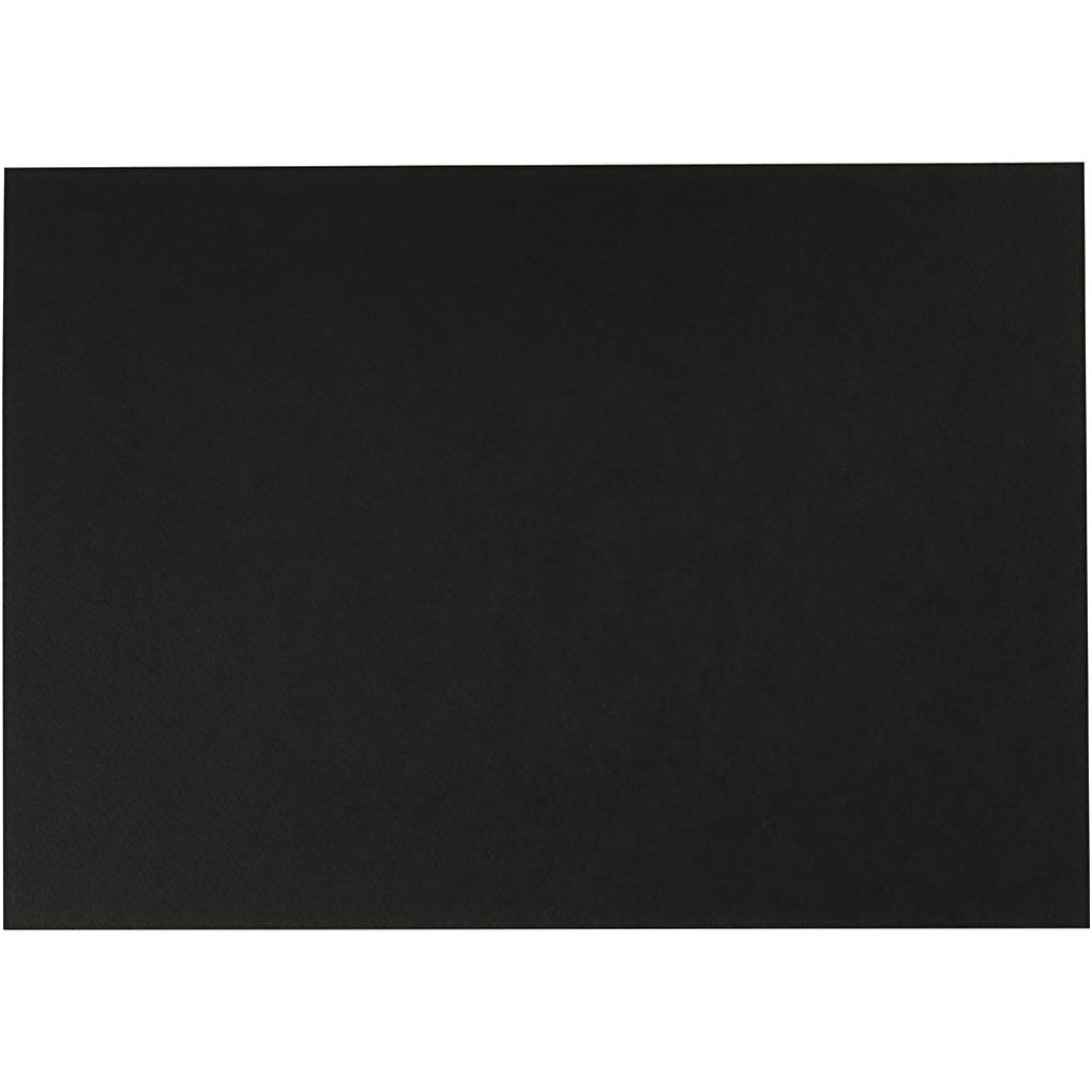 Creativ Company Div. Zubehör für Wasserfarben Aquarellpapier Schwarz A4 210x297 mm 230 g 10 Blatt/ Kreativ Box