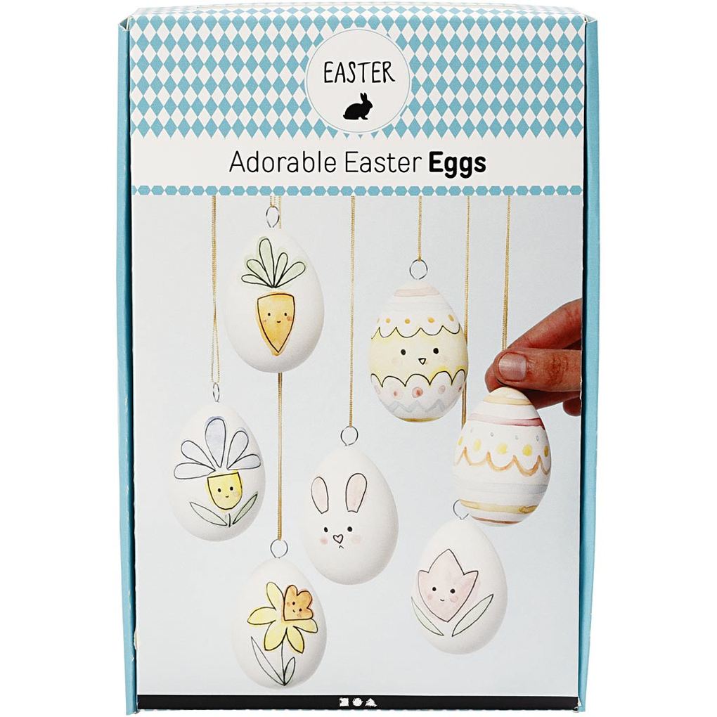 Creativ Company DIY Sets Dekoartikel Ostereier - Bastelset 1 Set