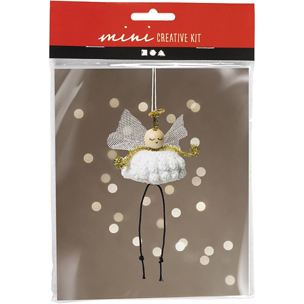 Creativ Company DIY Sets Stricken & Häkeln Mini Kreativ Set Häkeln Weihnachten Engel
