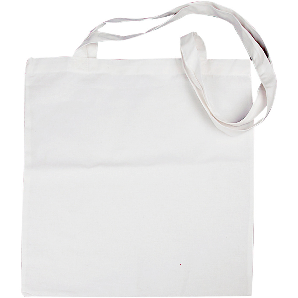 Creativ Company Taschen Tragetaschen und Portemonnaies Stofftasche Weiß 38x42 cm 130 g 1 Stk
