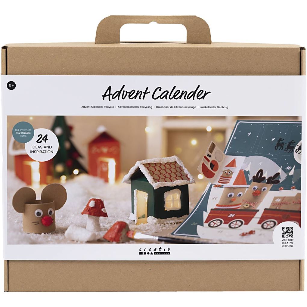 Creativ Company DIY Sets Basisversion Adventskalender Recycling Kreativ Box