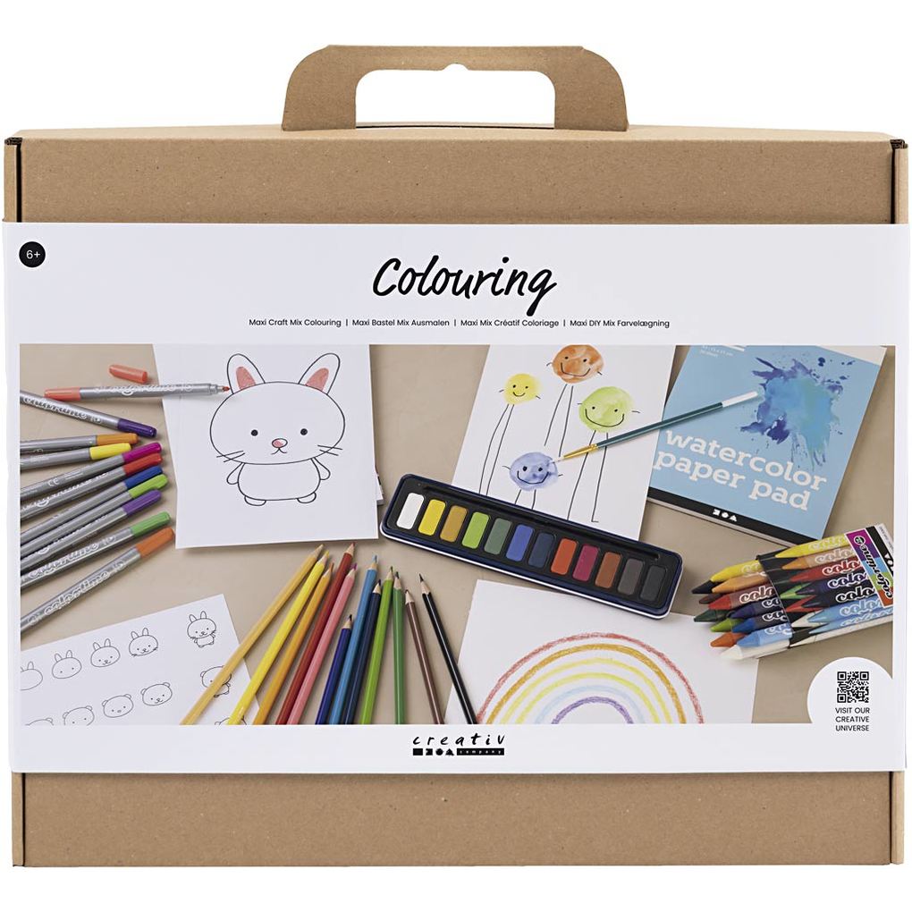 Creativ Company DIY Sets Zeichnen Maxi Kreativ Mix Ausmalen Zeichnen Kreativ Box