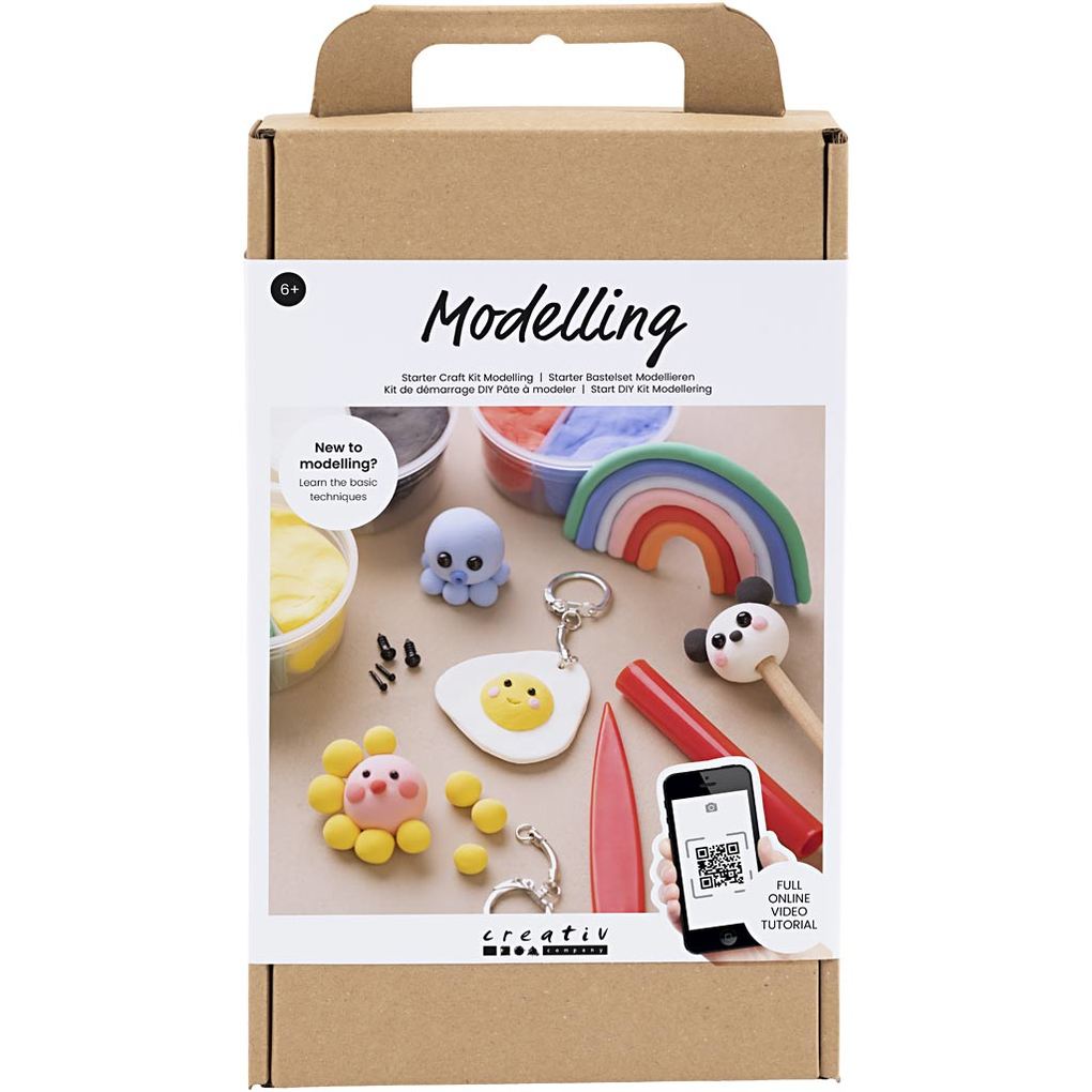 Creativ Company DIY Sets Modellieren Starter Kreativ Set Modellieren Kreativ Box