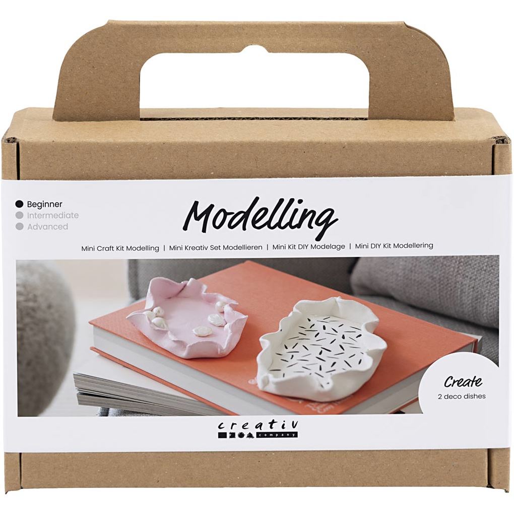 Creativ Company DIY Sets Modellieren Mini Kreativ Set Modellieren Schalen Kreativ Box