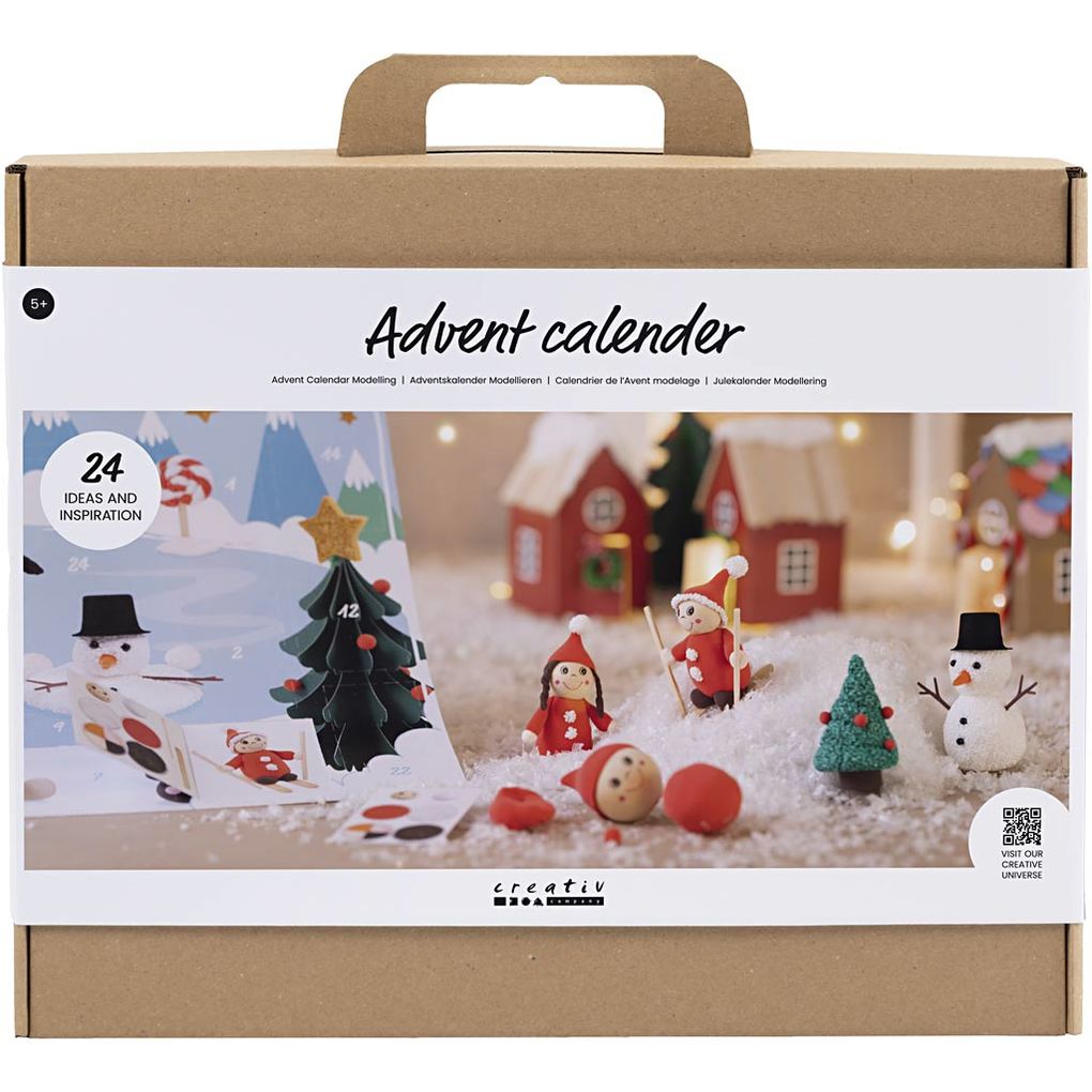 Creativ Company DIY Sets Adventskalender Basteln und Modellieren Kreativ Box