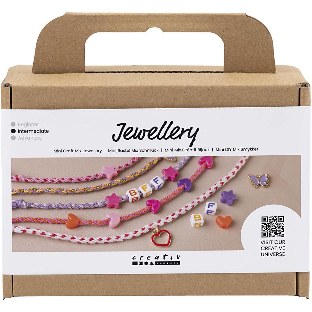 Creativ Company DIY Sets Beads Mini Kreativ Mix Schmuck Freundschaftsschmuck Kreativ Box