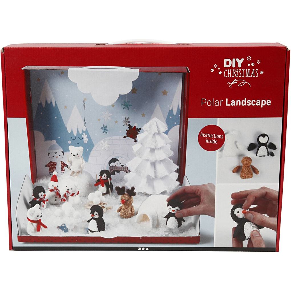 Creativ Company DIY Sets Modellieren DIY-Set Polarlandschaft Kreativ Box