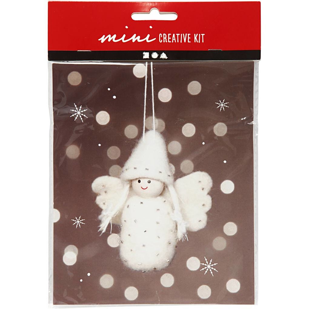 Creativ Company DIY Sets Nadelfilzen Mini Kreativ Set Engel H 10 cm Kreativ Box