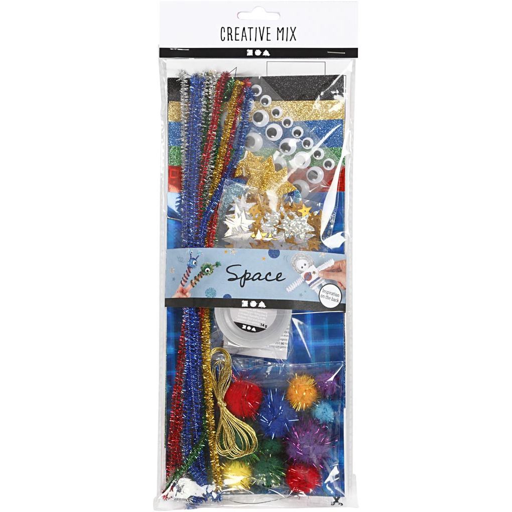 Creativ Company DIY Sets Basisversion Kreativ Sortiment Weltraum Kreativ Box