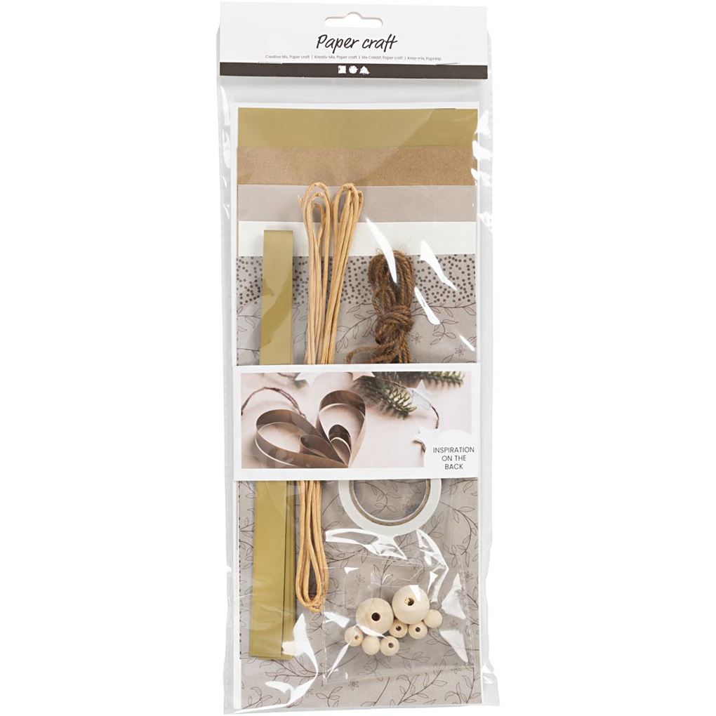 Creativ Company DIY Sets Papierdeko Papierfiguren Kreativ-Mix Papierausschnitt Natur Kreativ Box