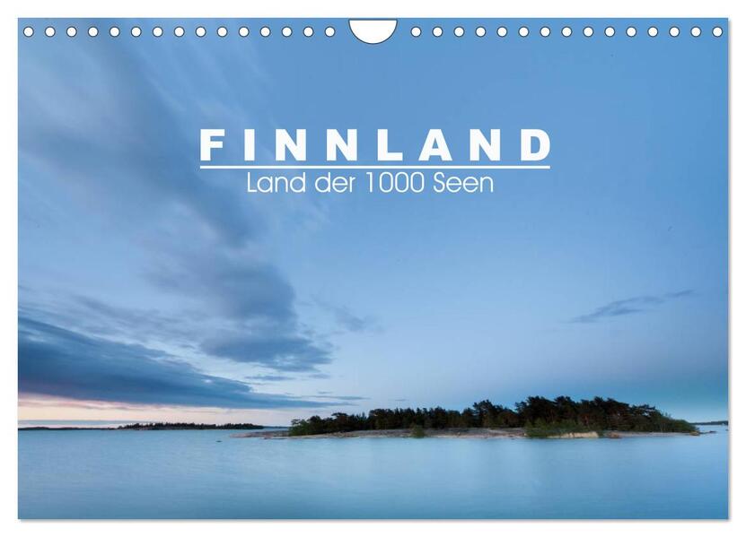 Finnland: Land der 1000 Seen (Wandkalender 2025 DIN A4 quer) CALVENDO Monatskalender