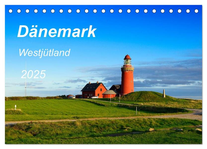 Dänemark Westjütland (Tischkalender 2025 DIN A5 quer) CALVENDO Monatskalender