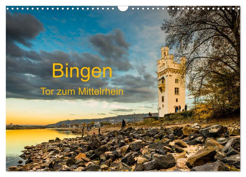 Bingen - Tor zum Mittelrhein (Wandkalender 2025 DIN A3 quer) CALVENDO Monatskalender