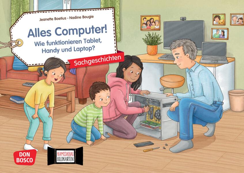 Alles Computer! Wie funktionieren Tablet Handy und Laptop? Kamishibai Bildkartenset