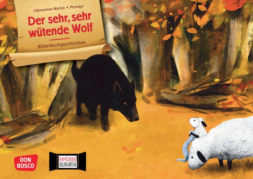 Der sehr sehr wütende Wolf. Kamishibai Bildkartenset