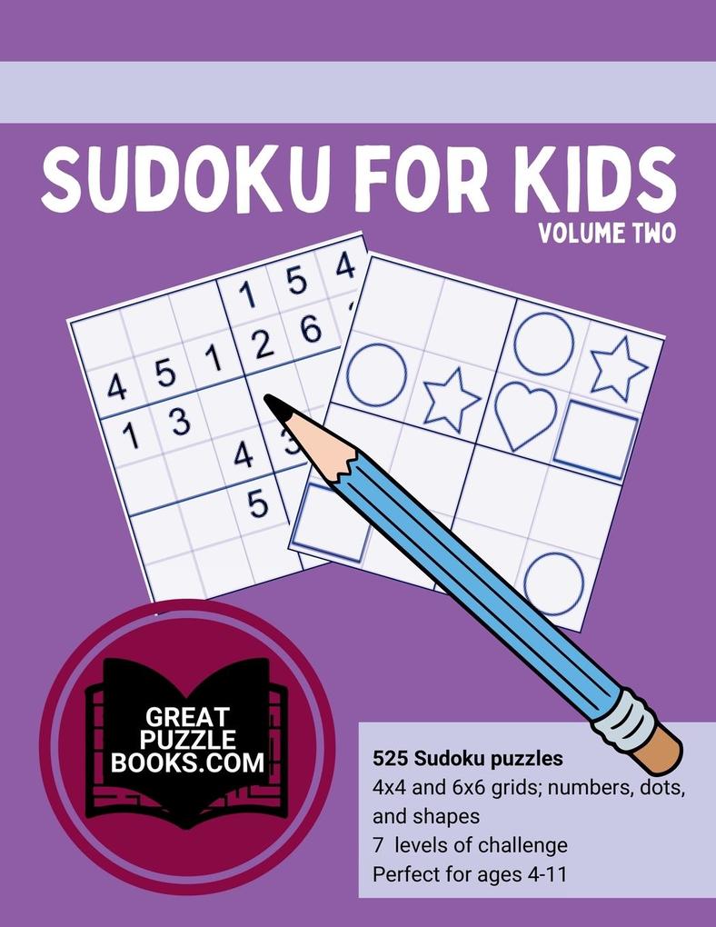 Sudoku for Kids Volume Two