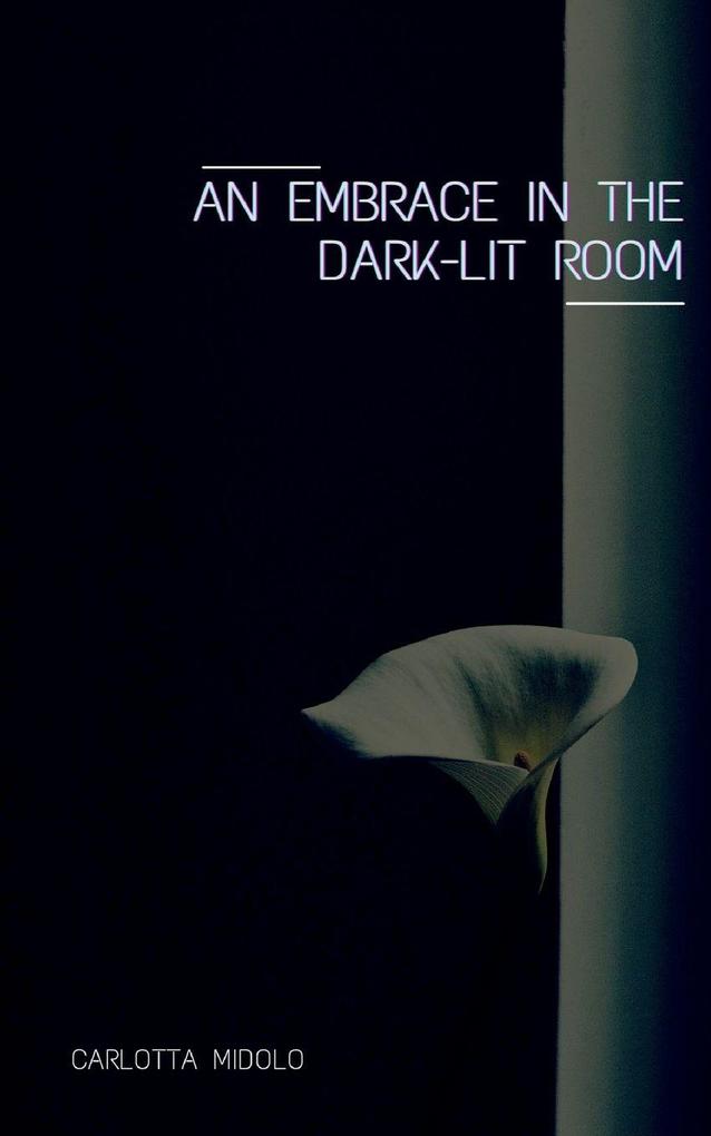 An embrace in the dark-lit room