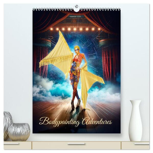 Bodypainting Adventures (hochwertiger Premium Wandkalender 2025 DIN A2 hoch) Kunstdruck in Hochglanz