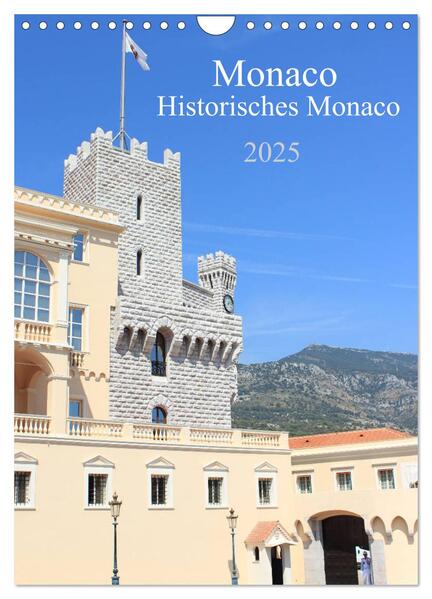 Monaco - Historisches Monaco (Wandkalender 2025 DIN A4 hoch) CALVENDO Monatskalender