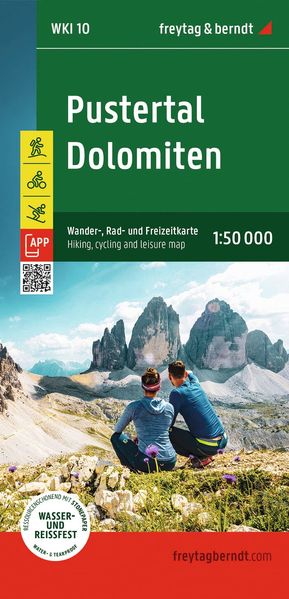 Freytag + Berndt Freytag & Berndt Wanderkarte Wki 10 Pustertal - Dolomiten 1, 50.000