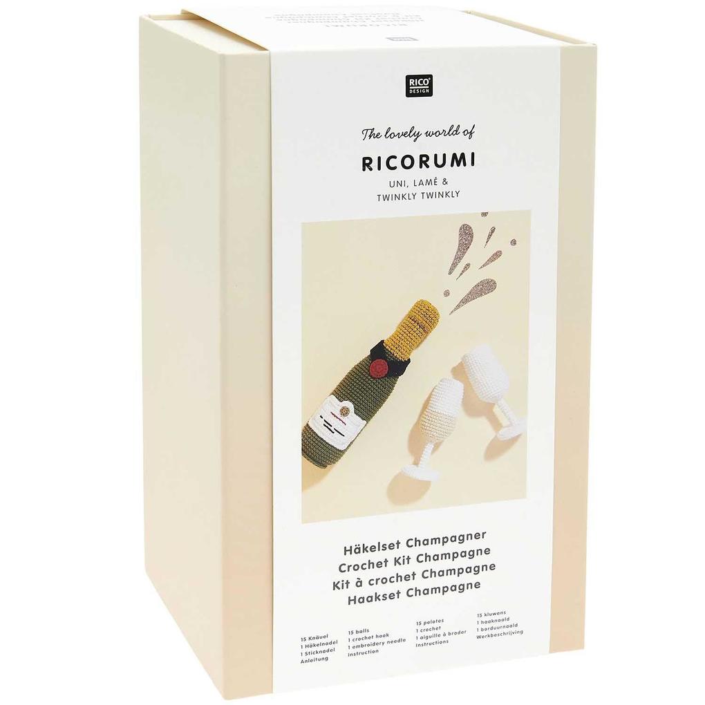 Ricorumi Häkelset 'The Winner Is' - Champagner