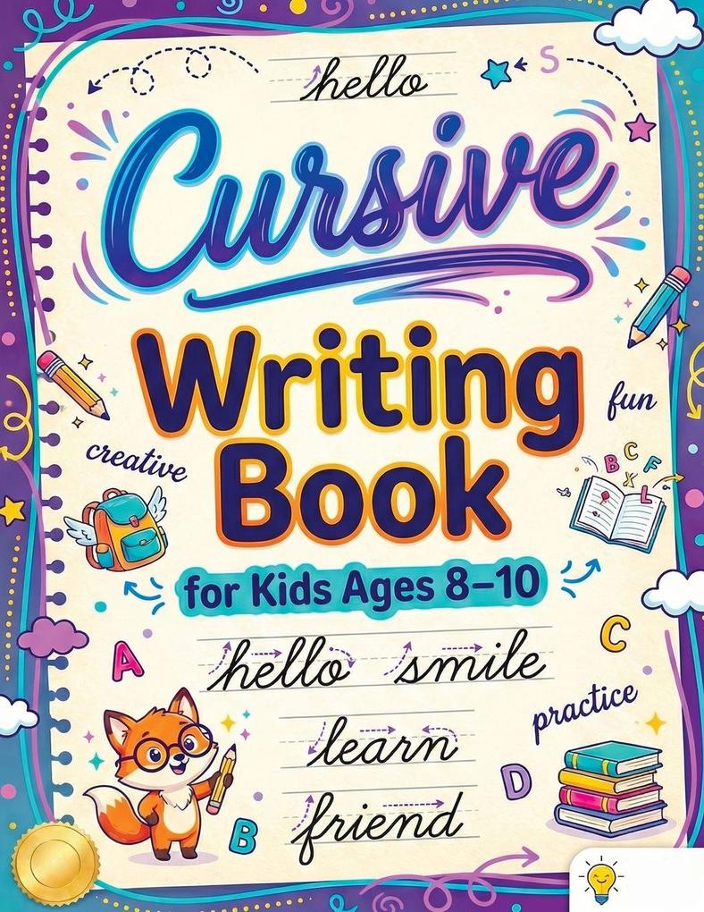 Cursive Writing Books for Kids age 8-10