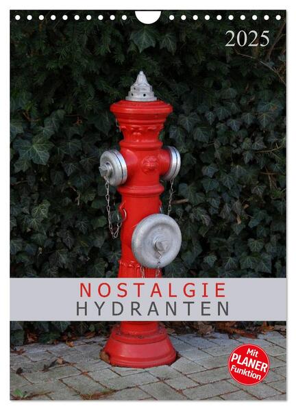 Nostalgie Hydranten (Wandkalender 2025 DIN A4 hoch) CALVENDO Monatskalender