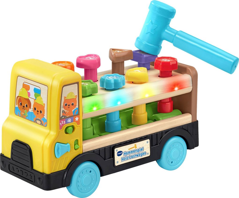 Hammerspiel Holz-Lastwagen