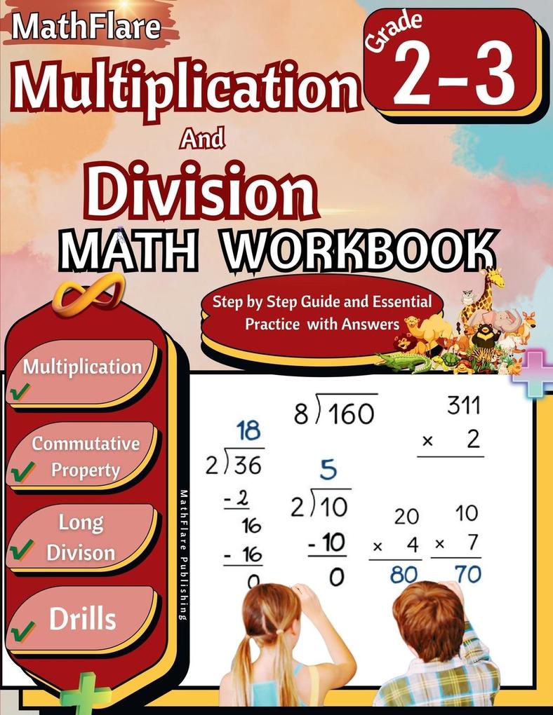 Multiplication and Division Math Workbook 2nd and 3rd Grade